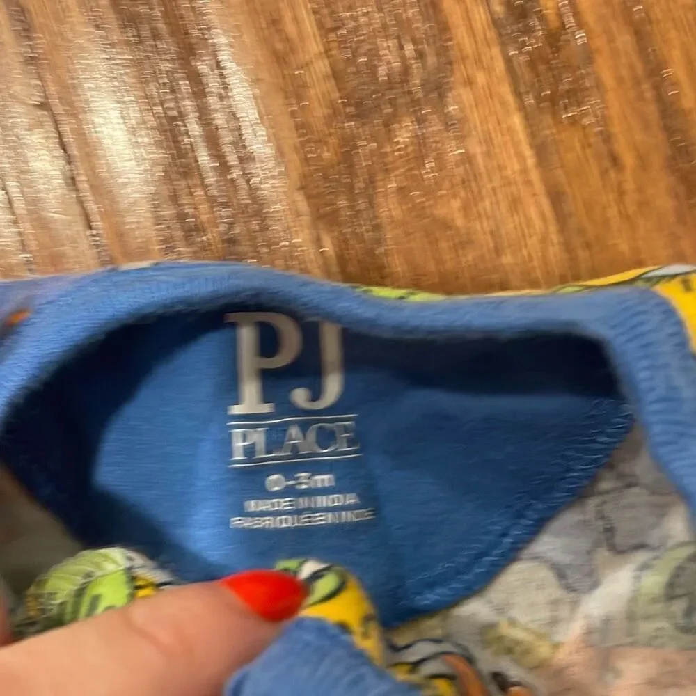 PJ Place 0-3 months zipper pajama bundle